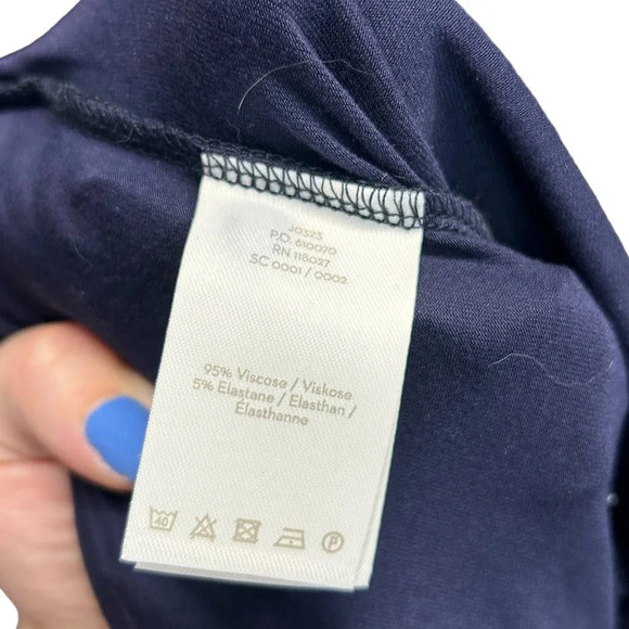 Boden Isla Wrap Jumpsuit Navy Blue / Red Size US 8R - Picture 10 of 10